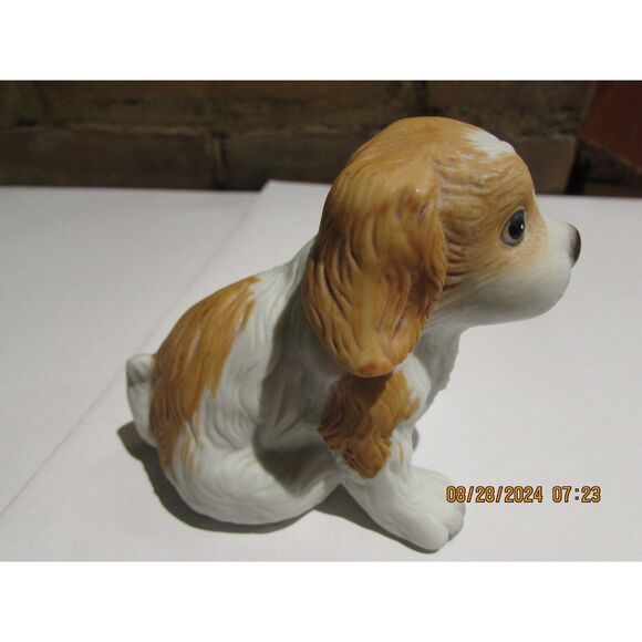 Homco sweet playful puppy dog COCKER SPANIEL vintage 1407 Taiwan 3" figurine - Picture 2 of 7